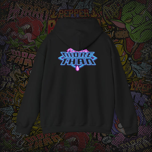 "Marvin's More Than" Neon Logo Pullover Hoodie