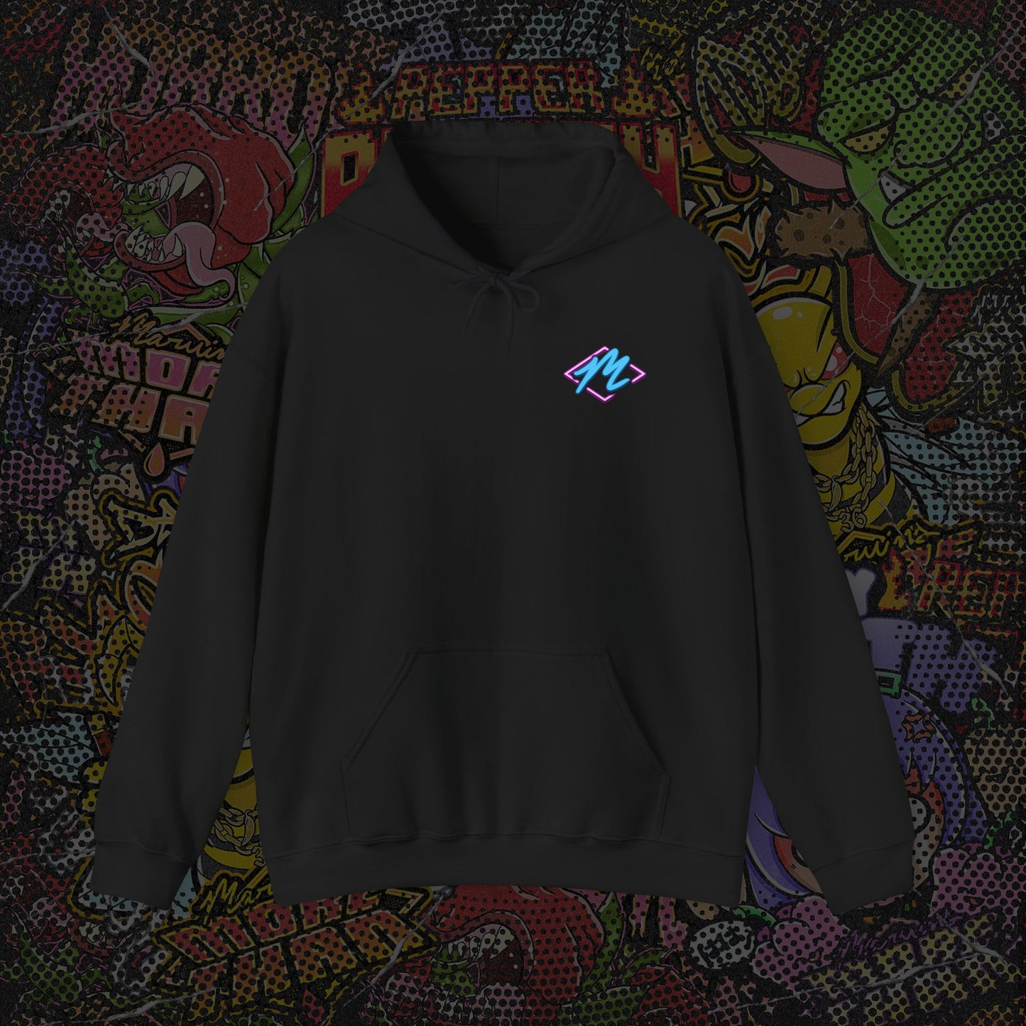 "Marvin's More Than" Neon Logo Pullover Hoodie