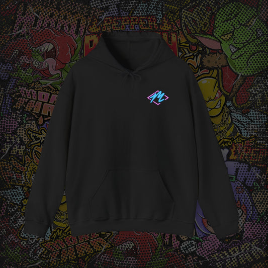 "Marvin's More Than" Neon Logo Pullover Hoodie