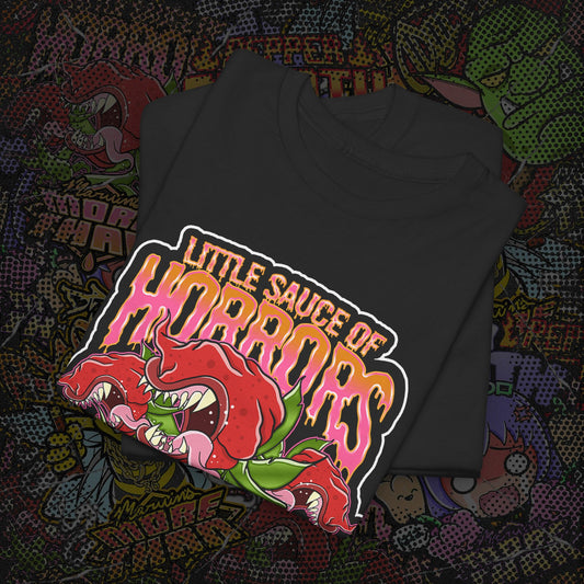 "Little Sauce of Horrors" Sauce Logo Tee