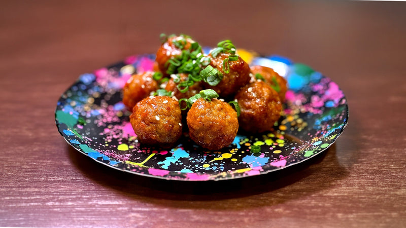 Spicy Sweet Garlic Meatballs — FULL RECIPE