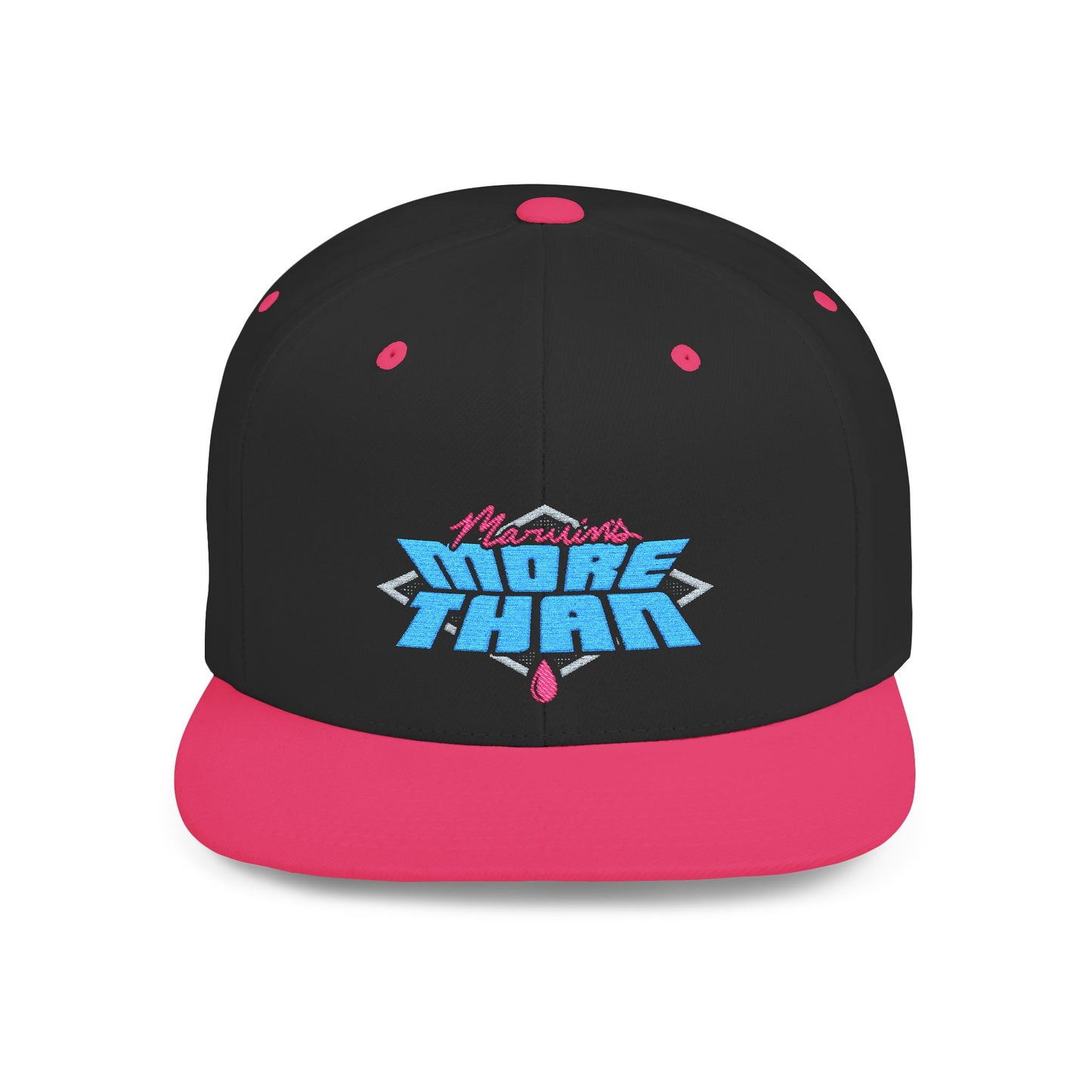 Marvin's More Than Logo Flat Bill Snapback Hat