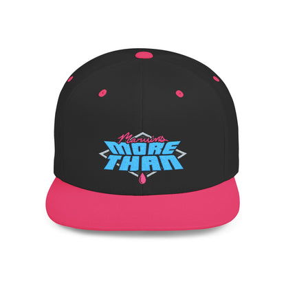 Marvin's More Than Logo Flat Bill Snapback Hat