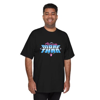 More Than Graphic T‑Shirt — Retro 80s Vaporwave Logo Tee