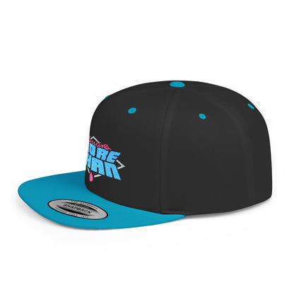 Marvin's More Than Logo Flat Bill Snapback Hat
