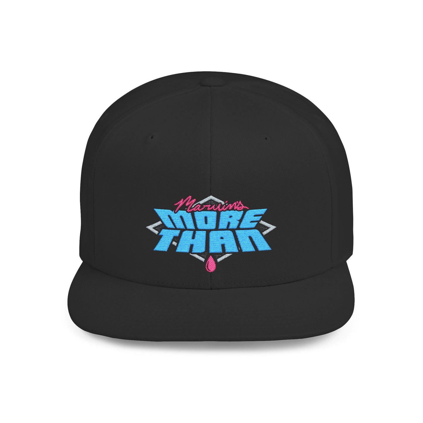 Marvin's More Than Logo Flat Bill Snapback Hat