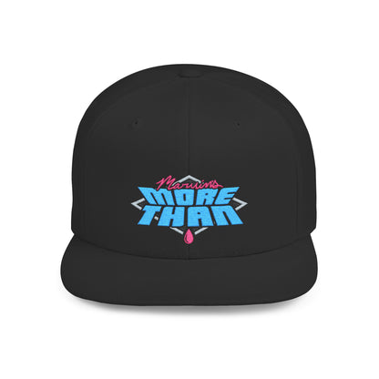 Marvin's More Than Logo Flat Bill Snapback Hat