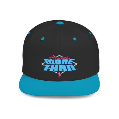 Marvin's More Than Logo Flat Bill Snapback Hat