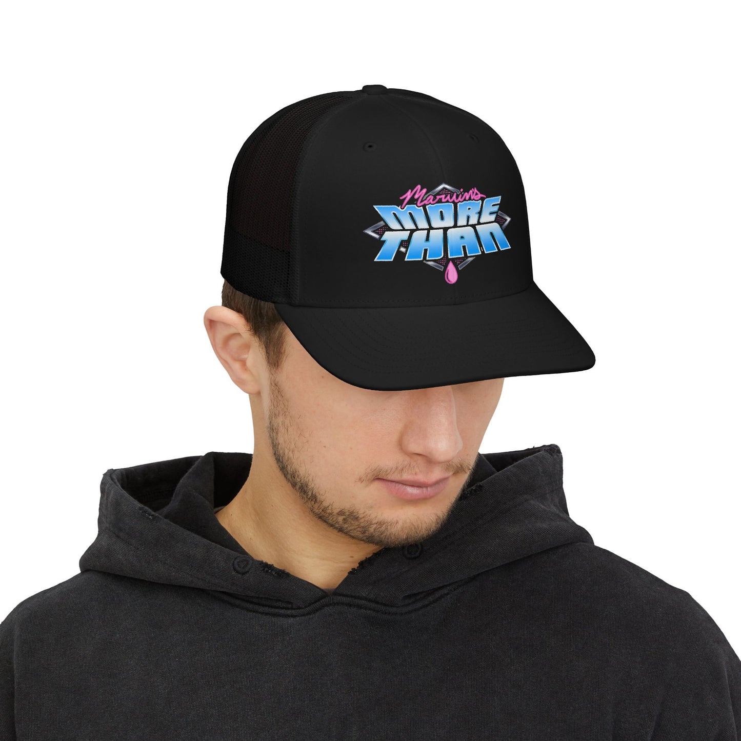 "Marvin's More Than" Logo Trucker Hat