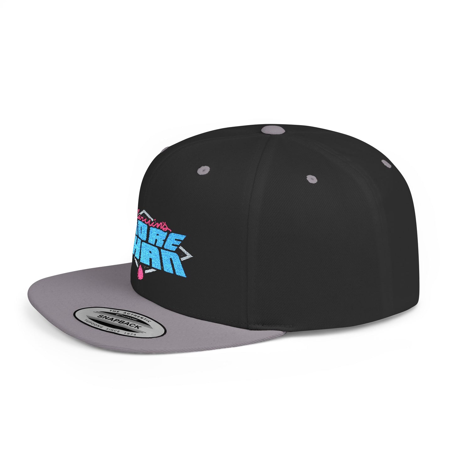 Marvin's More Than Logo Flat Bill Snapback Hat