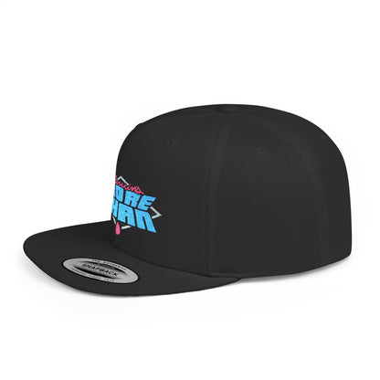 Marvin's More Than Logo Flat Bill Snapback Hat