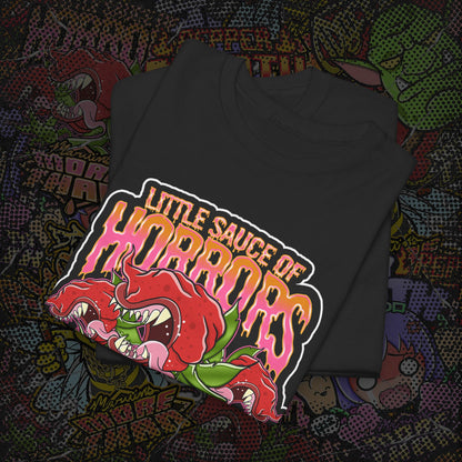 "Little Sauce of Horrors" Sauce Logo Tee