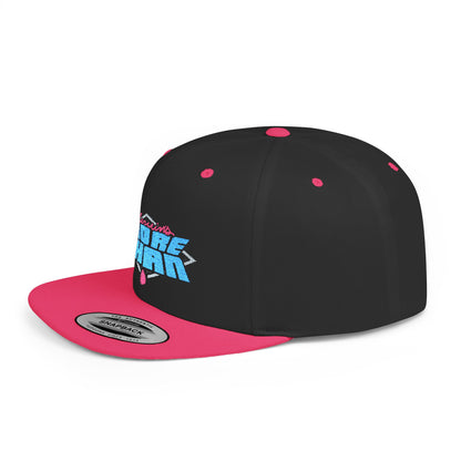 Marvin's More Than Logo Flat Bill Snapback Hat